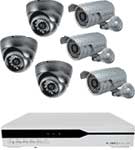 DVR system with up to 8 cameras
