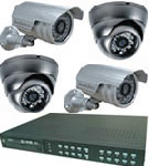 DVR with DVD & 4 Colour cameras